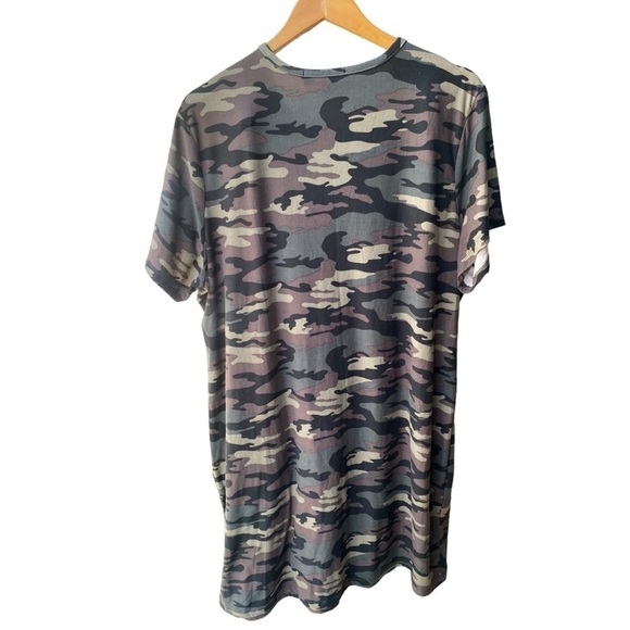 Forever 21 PLUS SIZE Camouflage Short Sleeve Dress I Size: 2X - Picture 5 of 9